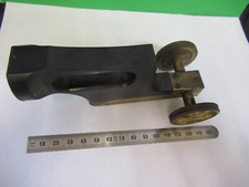 Antique Bausch Lomb Vieux Étape Cadre Limb Microscope Pièce Comme sur la Photo