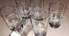 6 verres baby ballantines