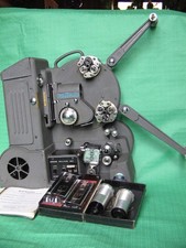 Projecteur HEURTIER tri film 8-9,5-16 mm + 2 objectfs + transfo 110v