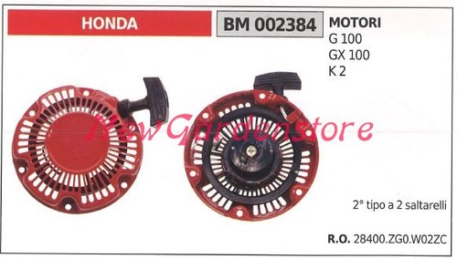 Mise route honda moteur - en,