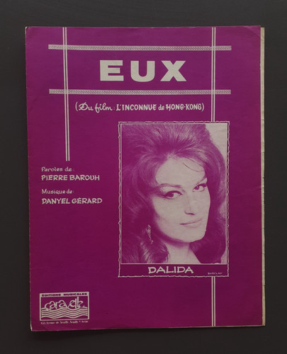 Partition dalida eux - partition,