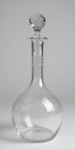 Carafe cristal gravé - en,