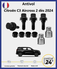 Écrous antivol de roues noir