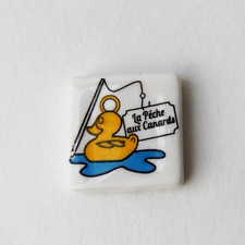 cyb - Fève la pêche aux canards la Fête foraine Fournée dorée  -PL