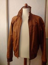 SCOTCH & SODA AMSTERDAM Veste en cuir homme vintage genuine leather 48