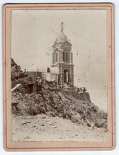 photo cdv J. Simonet Oran c.1900 N D. Santa Cruz Procession - Dédicace Algérie