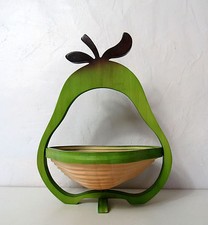Dessous de plat corbeille à fruits poire modulable en bois