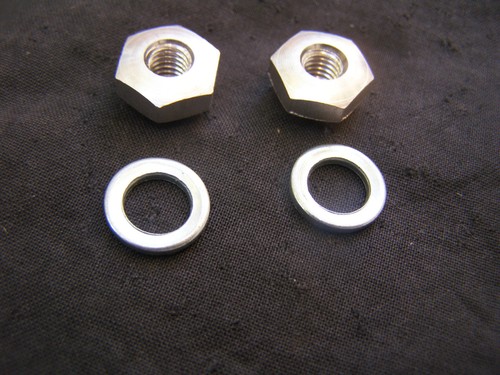 Skyway brake shoes 6mm - brake, nuts