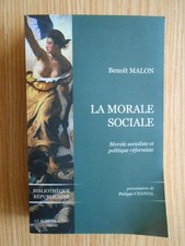 La Morale Sociale, Morale socialiste et politique réformiste Benoit Malon 2007