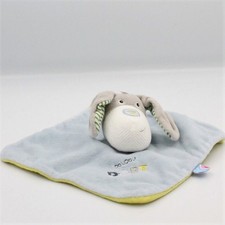 Doudou plat chien bleu vert doudou dort Doumou SUCRE D'ORGE - 13484