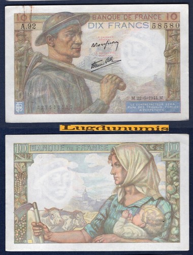 Francs mineur 6 1944 - 10,