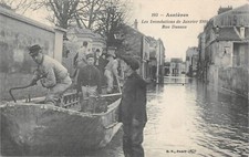 CPA Asnières les inondations de janvier 1910 rue Dussau  (280132)