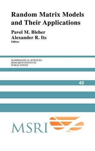 Pavel bleher random matrix - bleher,