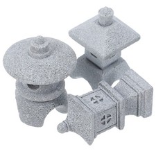  3 Pcs Lanterne De Pierre