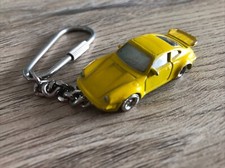 Porte-clés Porsche 911 Turbo - jaune - Collector miniature Porsche 911 Officiel