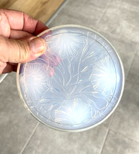 Dessous de bouteille en verre opalescent signé Verlys France N°2.