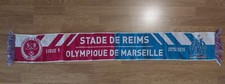 Écharpe Stade de Reims & OM Olympique de Marseille - 2015/2016 - Foot Ligue 1