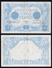 Billet France - 5 Francs Bleu