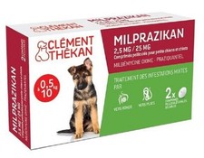 VERMIFUGE  PETITS CHIENS ET CHIOTS BOITE 2 COMPRIMÉS  poids 0,5 à 10 kg