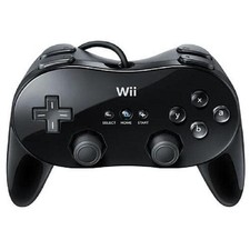 Manette Classique Pro. Wii Noire