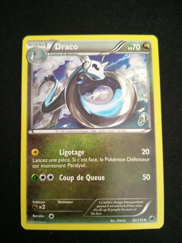 Carte pokémon draco - pokémon, 82/116