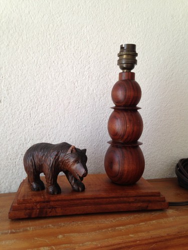 Rare beau pied lampe en - beau, de