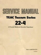Service Manuel D'Instructions pour TASCAM 22-4
