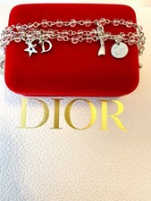 Dior Vintage Silver Charm  Bracelet 