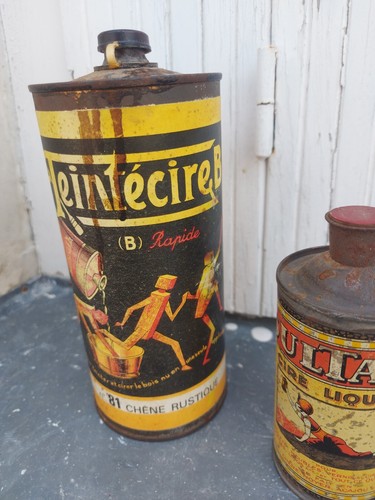 Boite bidons tôle litho - en,