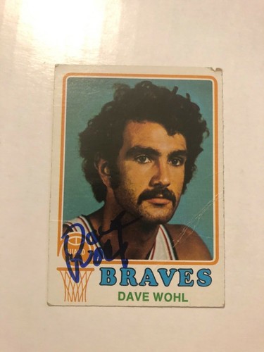 Buffalo braves dave wohl - braves,