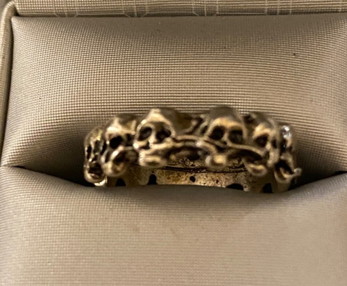 Bague anneau métal argent - anneau,