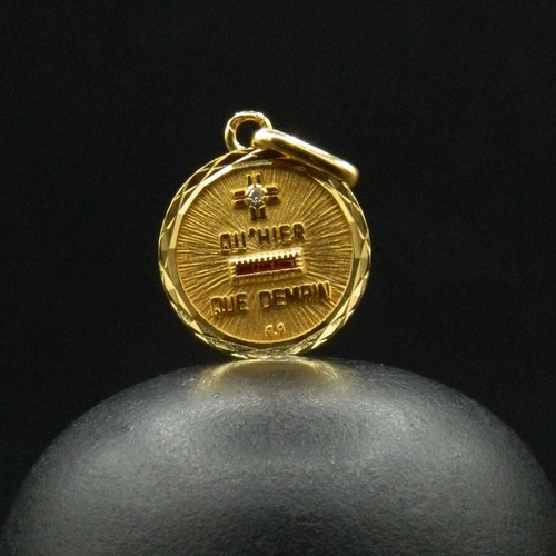 O984 médaille amour augis - -,