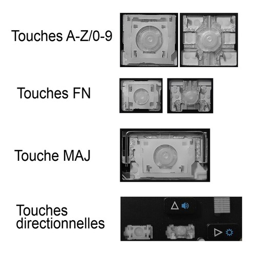 Touche clavier pour - touche, de