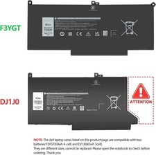 F3YGT Batterie pour Dell Latitude 12 7000 7280 7290 13 7000 7380 7390 P29S002