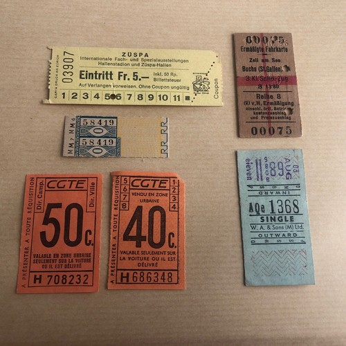 Lot tickets métro - 1, de
