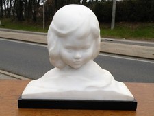 Amedeo Gennarelli (1881/1943) Buste marbre de Carrare signé 