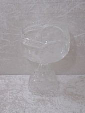 Centre De Table En Verre Design XL 2 Pièces. Bol & Vase - 4,4 KG - Vintage