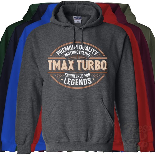 Tmax turbo hoodie - turbo, premium