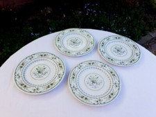 Lot 4 Assiettes plates Dessert Porcelaine Anglaise Royal Doulton Provençal Engla