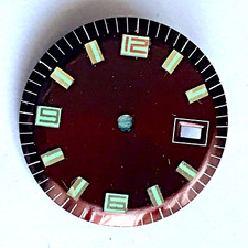 Dial cadran CRC 862 SKY DIVER plongée etanche VINTAGE Zifferblatt 27,6 mm