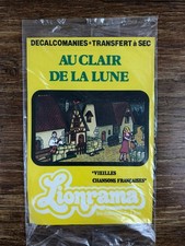 (Genre Decorama TOURET) LIONRAMA Ed. du Lion Années 70 Au Clair de la Lune