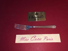 FOURCHETTE TABLE CHRISTOFLE FRANCE ARIA 19CM TRES BEL ETATMETAL ARGENTE;