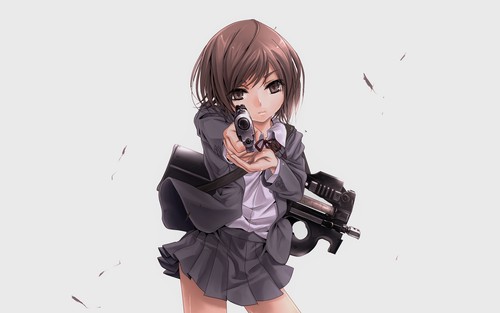 Gun machine gunslinger girl - gun,