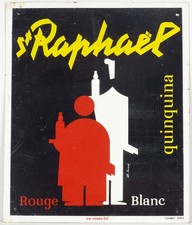 AFFICHE  POSTER   ST RAPHAEL QUINQUINA