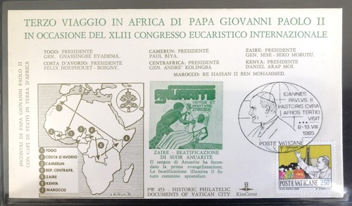 Fdc vatican pope - vatican,, john
