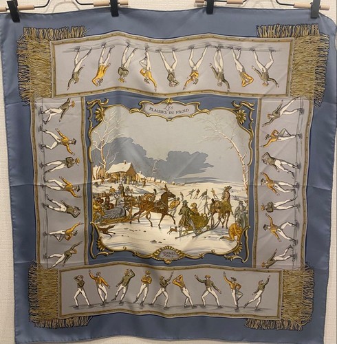écharpe hermes carre - Écharpe, soie
