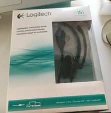  Radio informatique casque écouteurs micro stéréo (Stereo headset)Logitech h151 