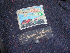 Exceptionnel blouson cuir AERO LEATHER type Motorcycle Jacket PUR VINTAGE !