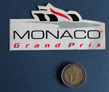 Autocollant / Sticker - Formule 1 - Grand Prix - MONACO