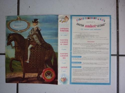 Tintin protege cahier - ,